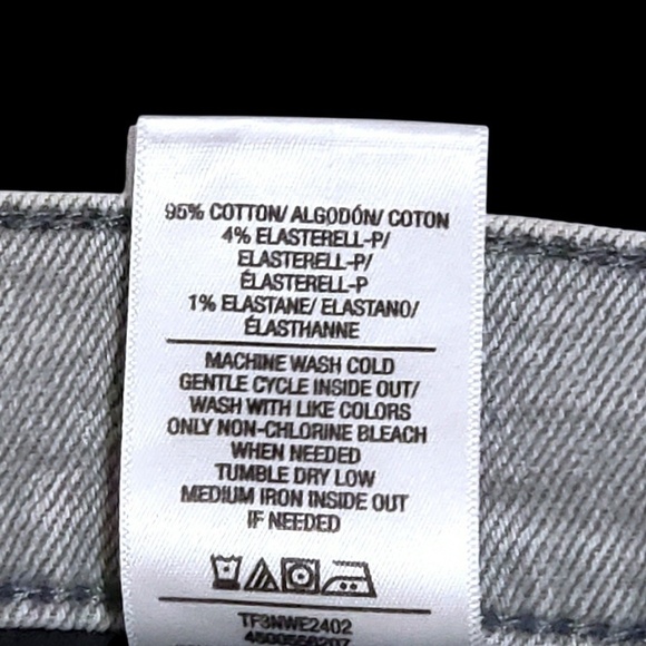 Hudson Zack Stretch 5- Pocket Gray 38x32 Skinny Jeans $255 - Picture 12 of 12